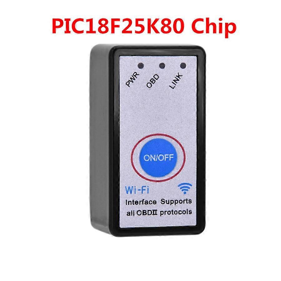 Supports All OBD2 Protocols WIFI ELM327 With Power Switch ON/OFF Works iOS/Android ELM 327 Wi-Fi V1.5 New OBDii Scanner
