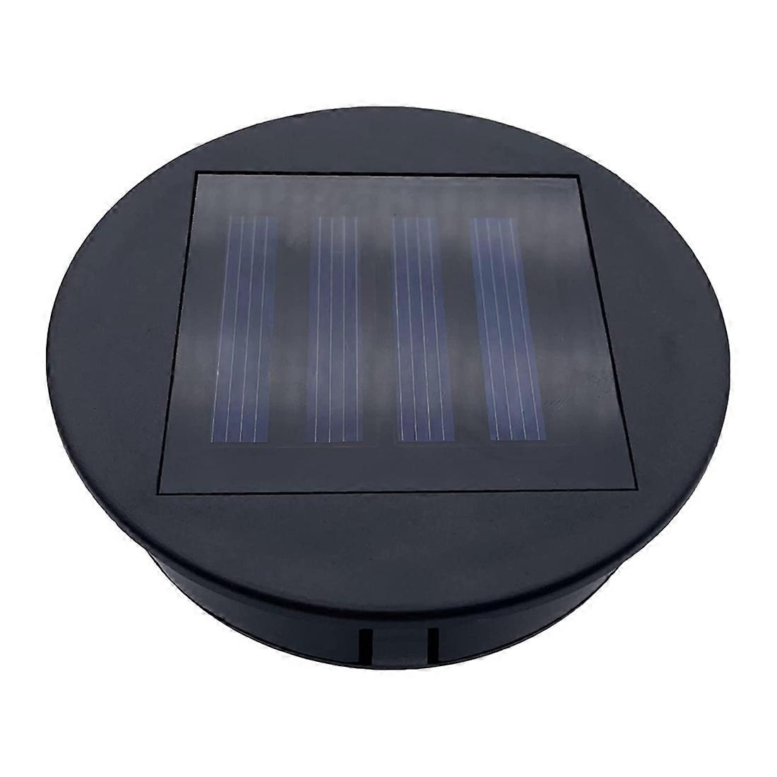 2 Pack Solar Lights Replacement Top for Lanterns, Waterproof Round Solar Lanterns Replacement Acces