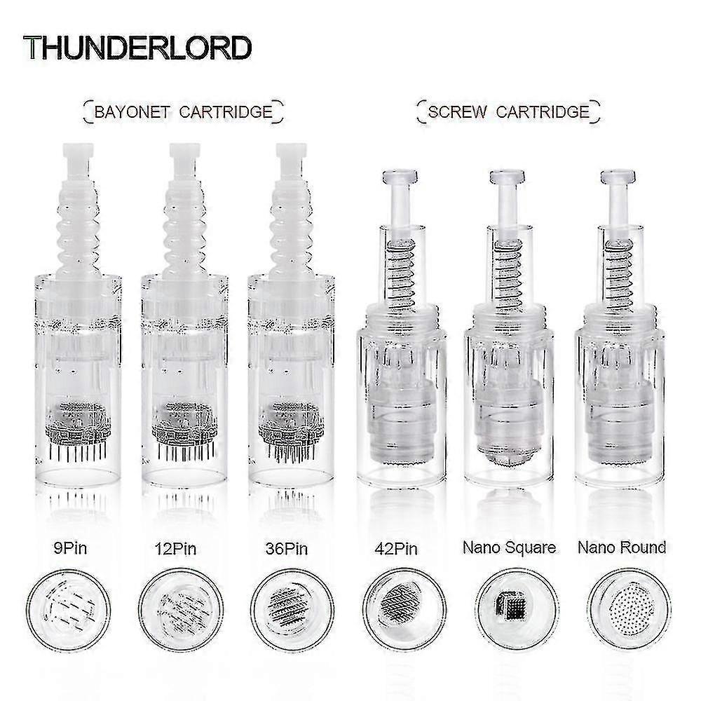 10/20/50pcs φυσίγγιο microneedling 9/12/36/42pin νανο μικρο-βελόνες για φυσίγγιο mym μεσοθεραπεία βελόνες Mts τατουάζ