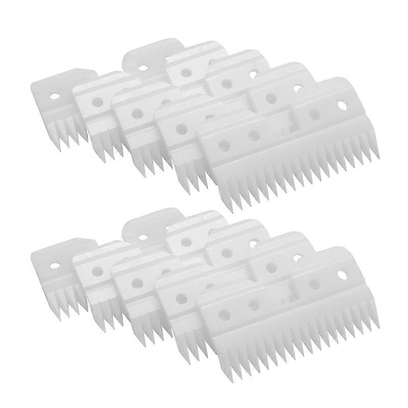 10Pcs/Lot Replaceable Ceramic 18 Teeth Pet Ceramic Clipper Cutting Blade for Oster A5 Series