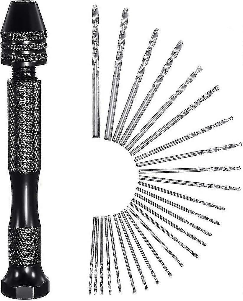 Hand Drill Bits Set 26pc Gochange Hand Drill Set Precision Pin Vise Micro Mini Twist Drill