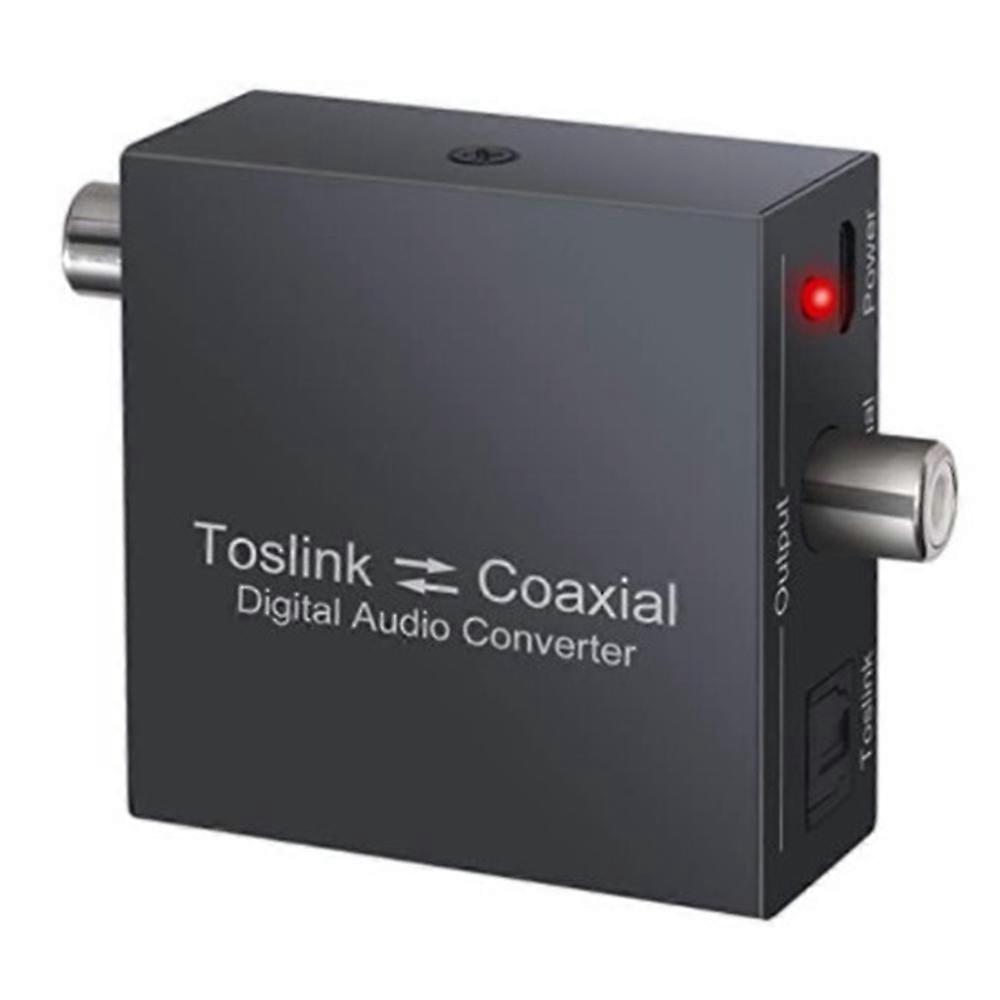 Convertitore coassiale bidirezionale, SPDIF ottico Toslink a coassiale Toslink e coassiale a SP ottico