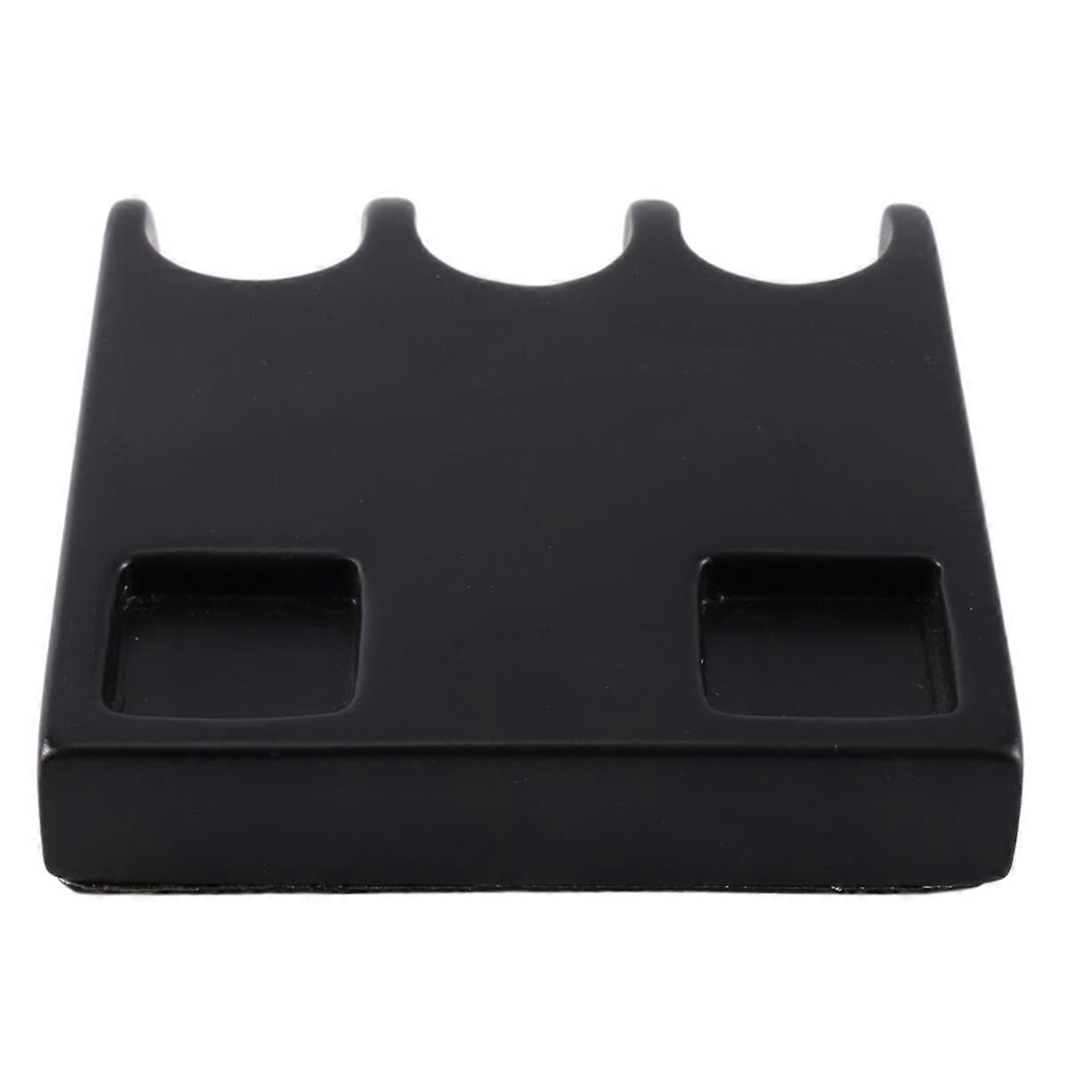 Pool-Stick-Halter, tragbarer 3-Loch-Pool-Queue-Halter gegen, Queue-Halter mit Nicht-Pad hält 2 C