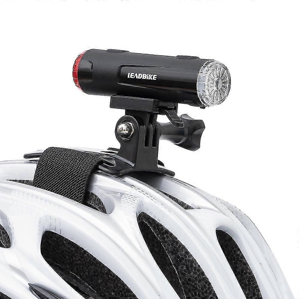 自転車ヘルメットライト フロントテールライト 一体型ライディングヘルメットライト USB充電式 新型ヘルメットライト