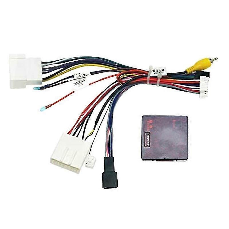 Car 16pin Audio Power Cord Radio Wiring Harness With Canbus Box For Captur 2017+