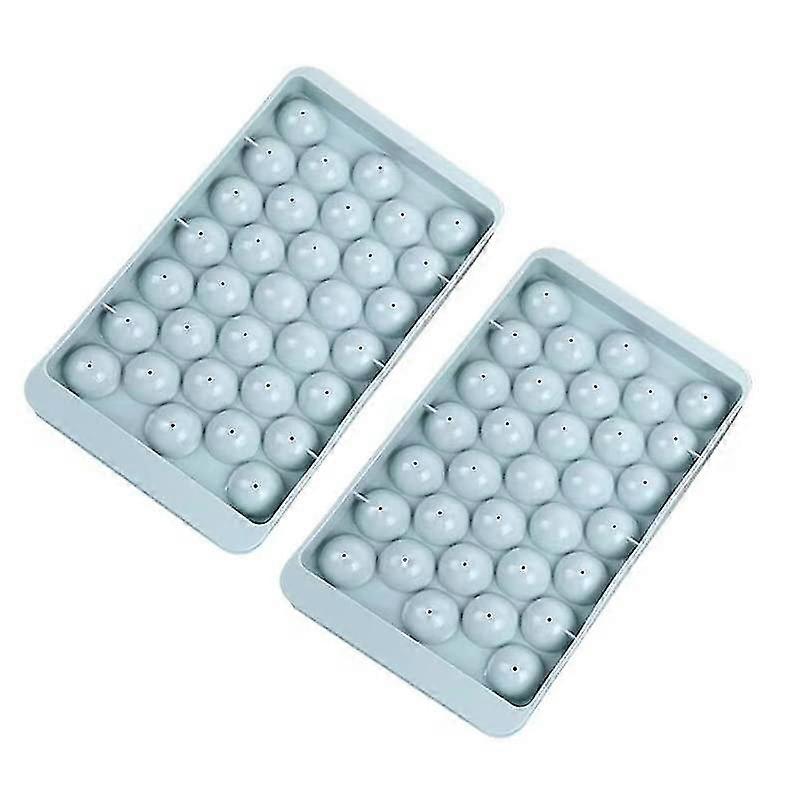 Round Ice Cube Tray, mini Ice Ball Maker Mold with lid for Freezer Circle Ice Cube molds Making  Sphere Ice