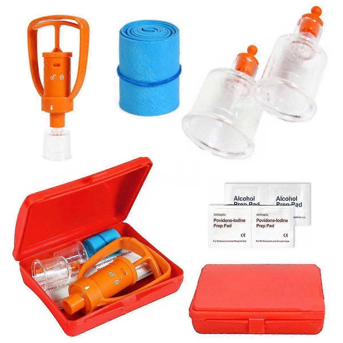 Extractor Pump Safety Kit Emergency Snake Bite Outdoor Camping Tool SOS