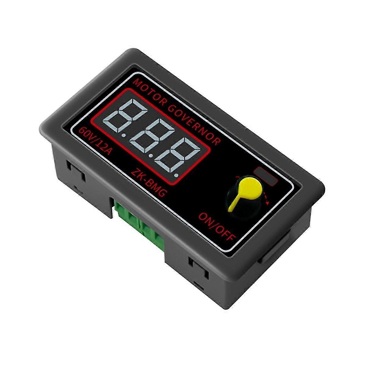 Pwm DC Motor Speed Controller Motor Fan Controller med Display Motor Controller 9-60V/12A /500W