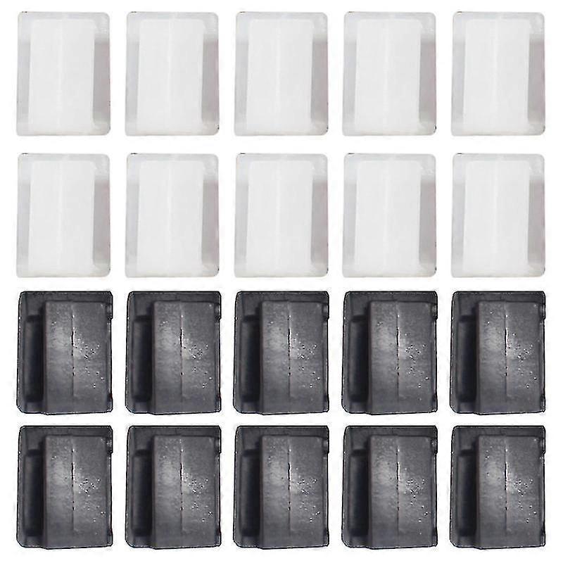 100pcs Multi-purpose Adhesive Mounts Self Adhesive Cable Tie Holders (as Shown)