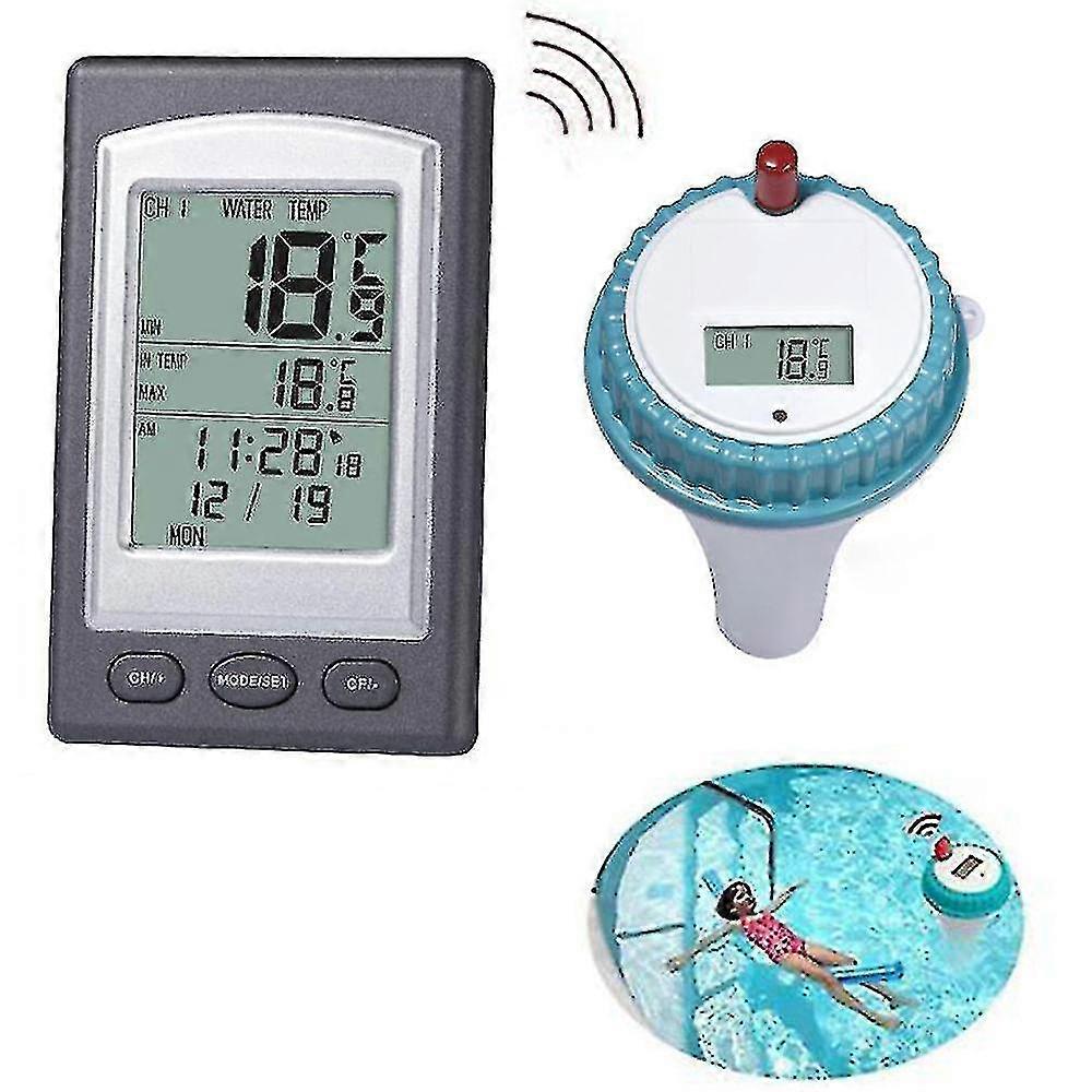Multifunctional Floating Thermometer Wireless Swimming Pools Water Thermometer_f