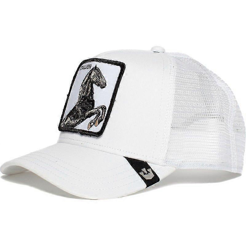 Cal alb de vară Baseball Cap Trucker Cap