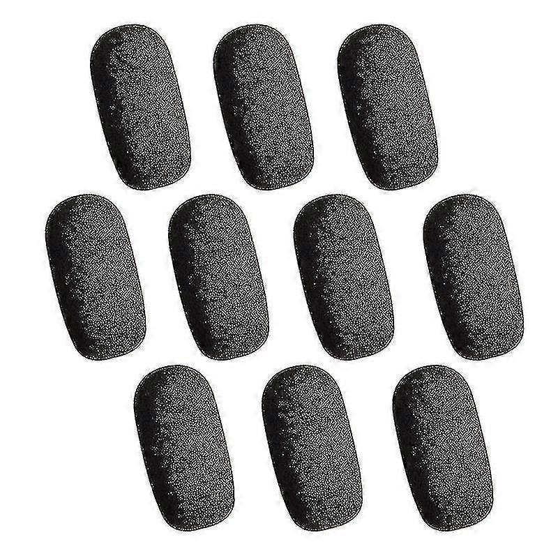 10 Pack Mini Foam Windscreen For Headset Microphone, High Density Foam Mic Covers For Headset Prote