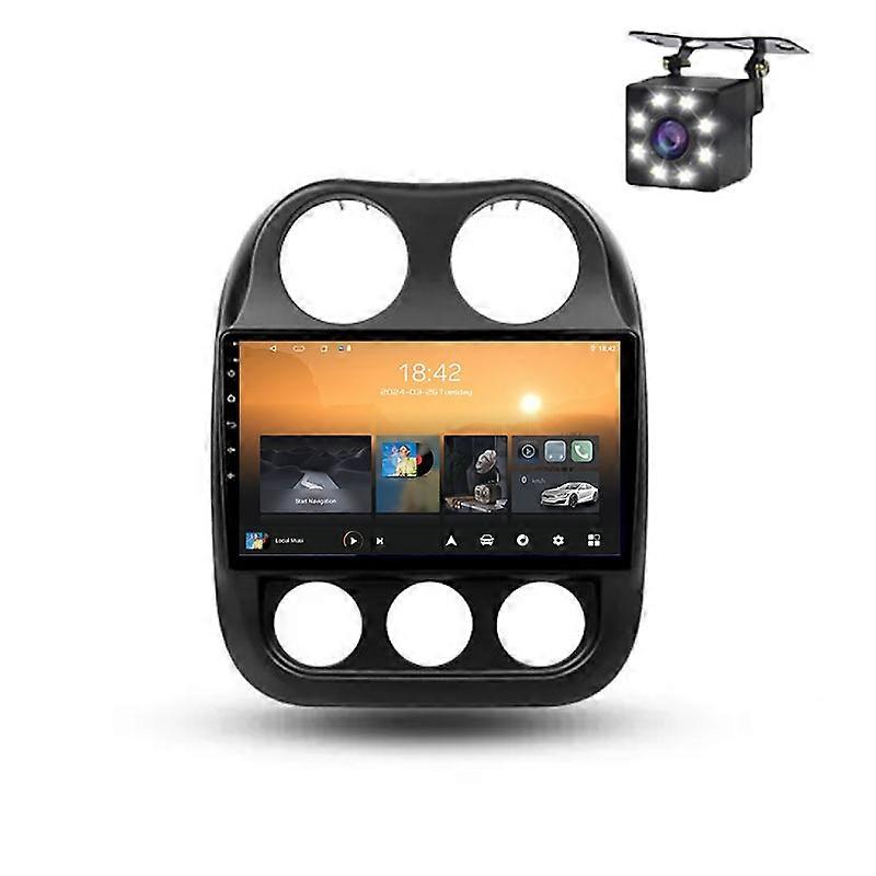 Car Radio For Jeep Compass 1 MK 2009 - 2015 Multimedia Video Player Carplay Auto