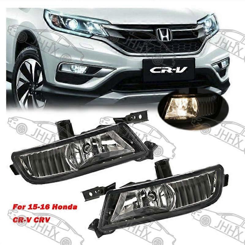 Compatible Crv 2015 2016 Front Fog Light Semi-Assembly Front Anti-Fog Light Front Bumper Light Front Bar Light