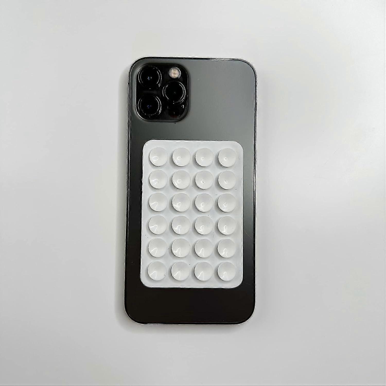 Sillicone Suction Phone Case Mount, Adhesive Phone Case Mount Mat Suction Cup Phone Case Holder Hands Free Mobile Holder Accessory