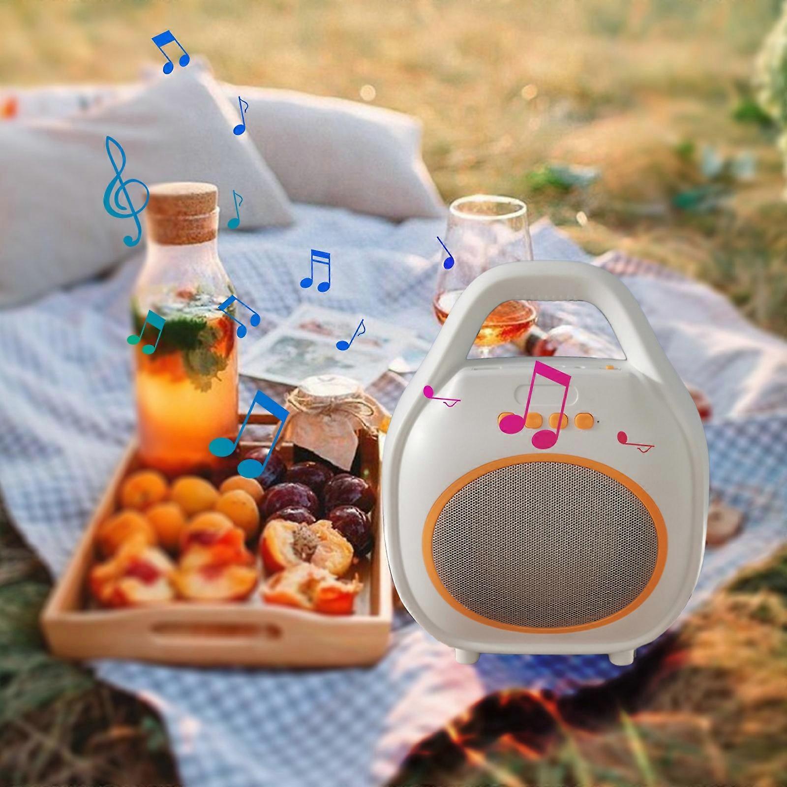 Portable Bluetooth Speaker With High Volume Squares Dance Bluetooth Speaker With Dazzling Lights Outdoor Convenient Bluetooth Speaker