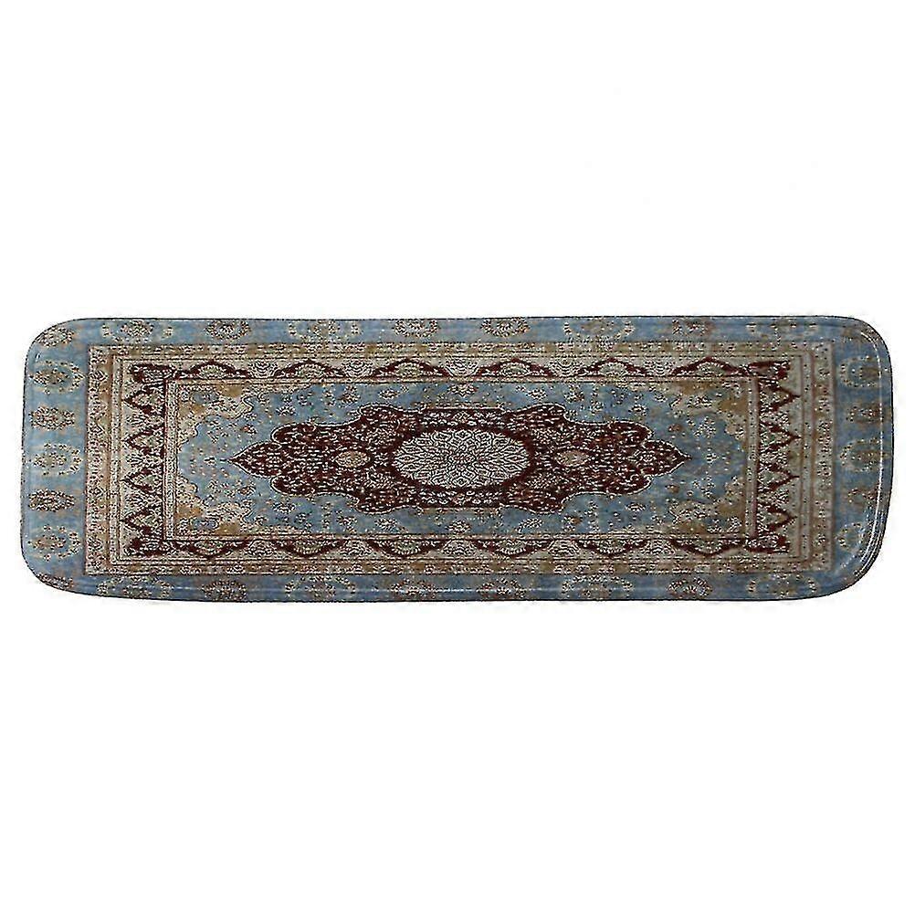 5pcs Non-slip Stair Carpet Treads Washable Stair Tread Mat with Adhesive Tape and Rubber Backing (Pattern 5)