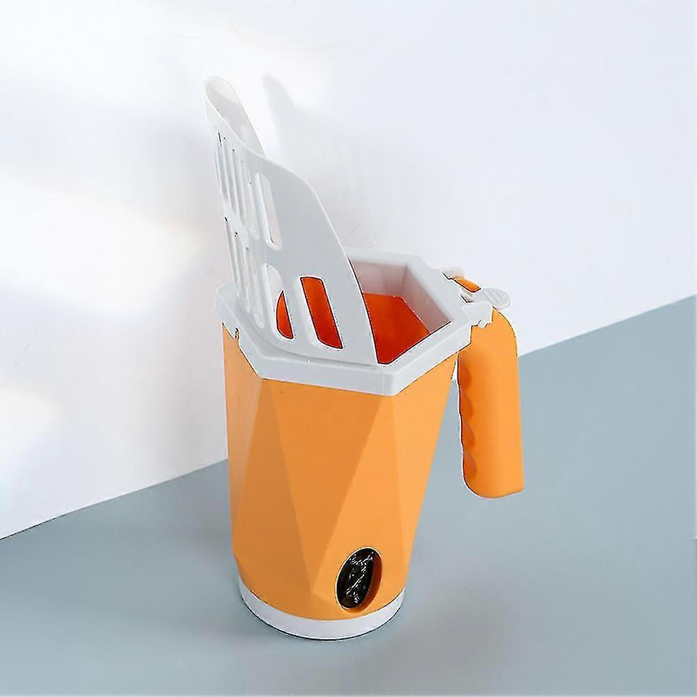 2-en-1 Cat Litters Scoop Integrated Litter Scooper avec Litterbox Lar Waste Container Removable Cat Feces Shovel