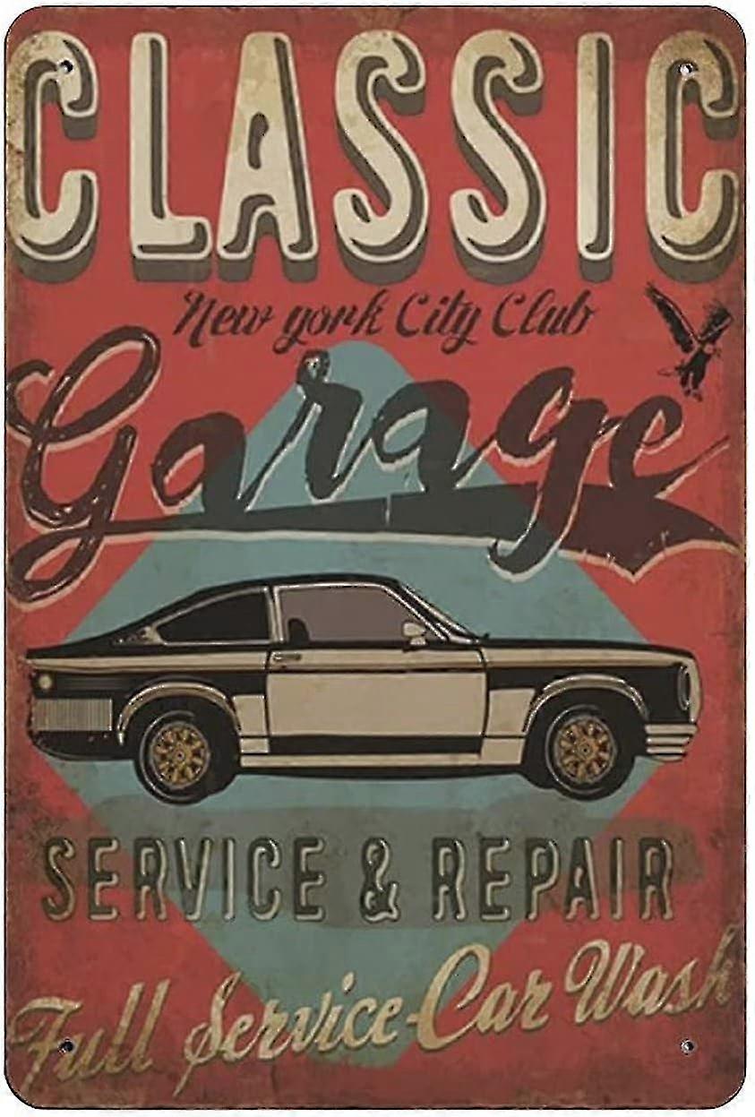 Placa de Metal Hot Rod Garage Vintage Lata Poster Placa de Metal 8x12 Polegadas OU 12x16 Polegadas Modo 1929
