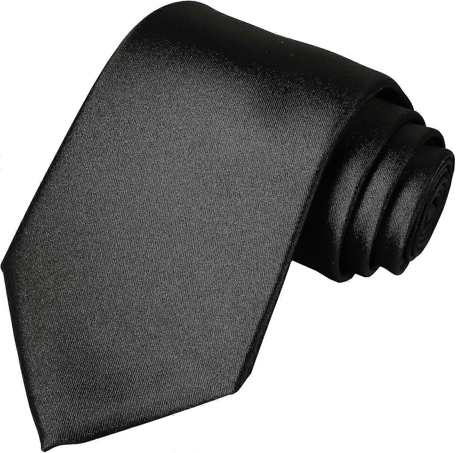 Solid Satin Solmio Puhdas Väri Solmio Miesten Solmiot + Lahjapakkaus