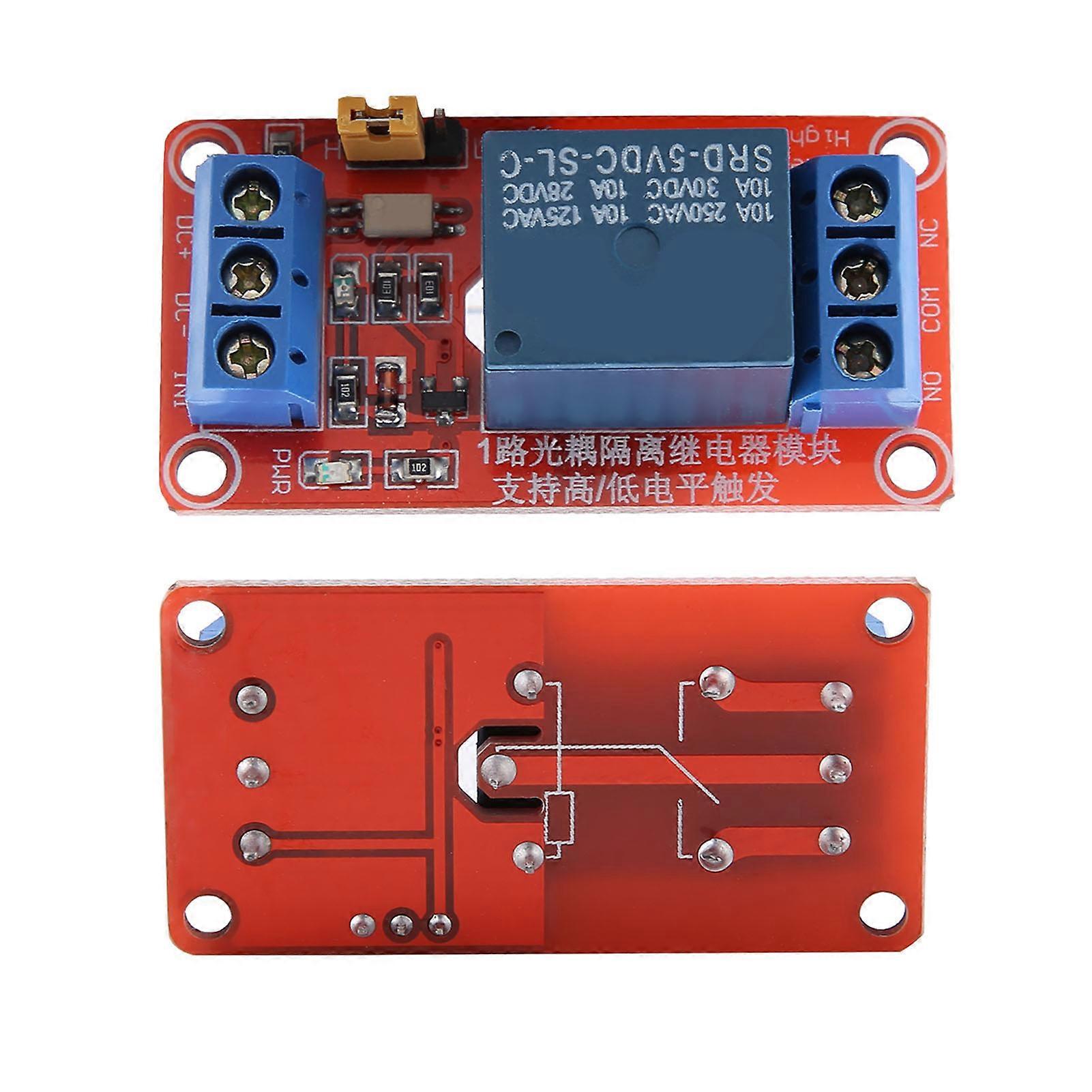 Optocoupler Relay Module Board - 1 Channel, High & Low Trigger, 5V