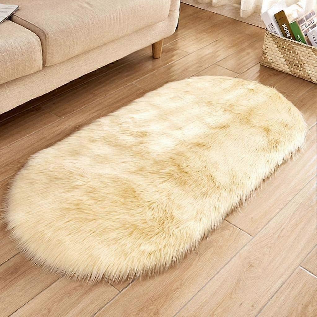 Κουβέρτα δέρματος προβάτου Lambskin, Faux κουβέρτα Longhair γούνας με το μαλακό βλέμμα μαλλιού απομίμησης