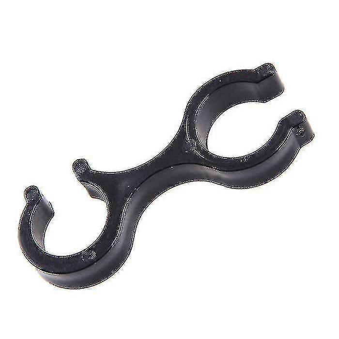 Clip For Hiking Poles, 3 Walking Pole Holders, Outdoor Hiking Pole Rod Connector12pcs-black