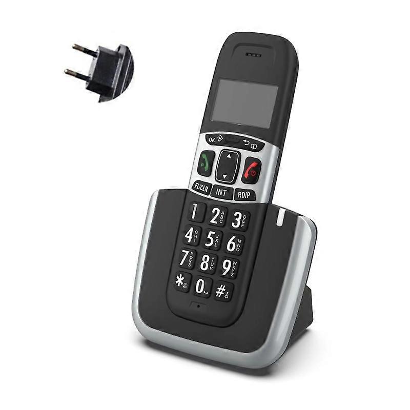 Telefone fixo sem fio Telefone fixo de mesa com telefones com luz de volta CallerID