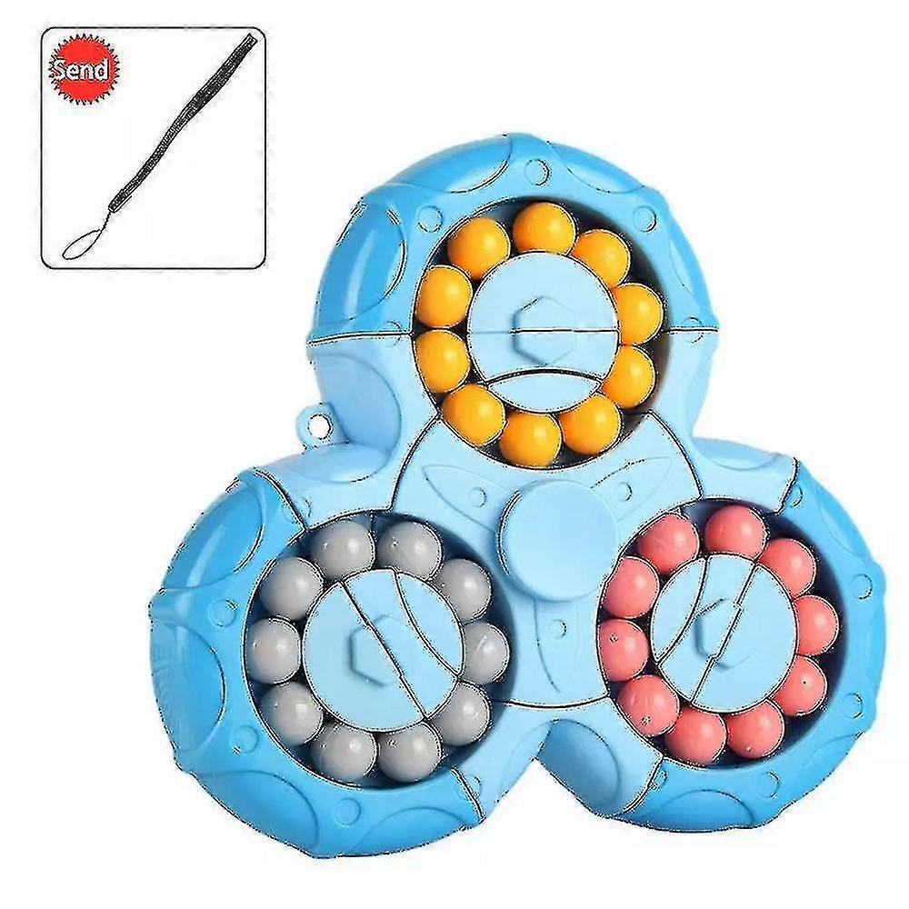 Rotating Magic Bean Spinner Puzzle Game Toys Decompression Anxiety Relief Fidget Sensory Toy Kids Gift