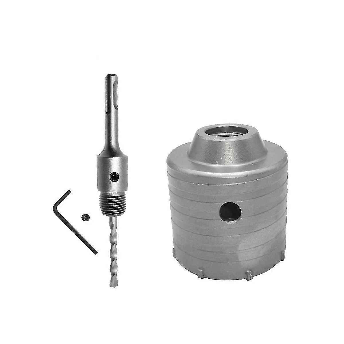 1 Set Sds Plus 68mm Concrete - Electric Hollow Core Drill Bit 110mm Cement Stone Wall Conditioner A