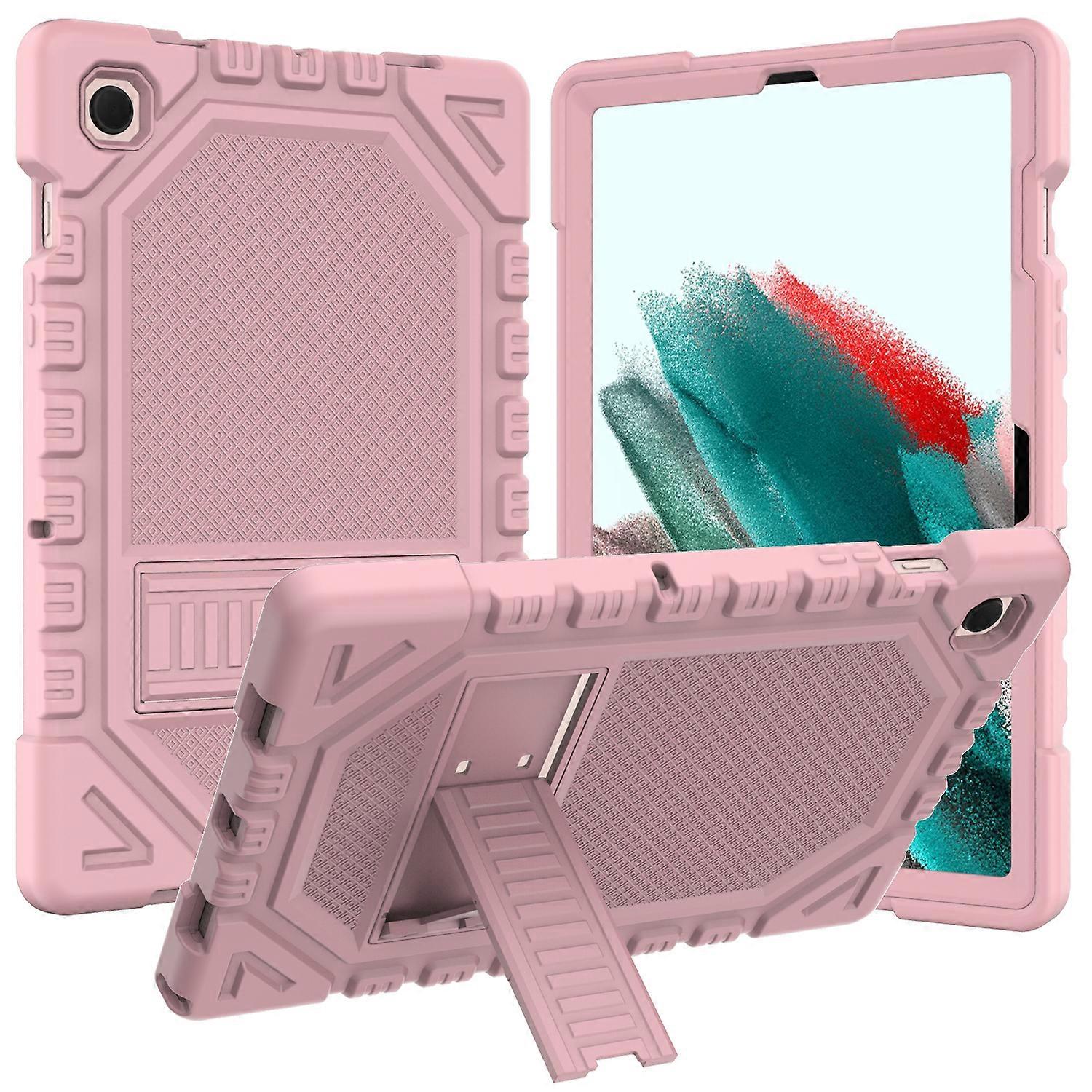 For Samsung Galaxy Tab A8 10.5 (2021) Thickened PC + Silicone Well-protected Shockproof Tablet Case Kickstand Cover