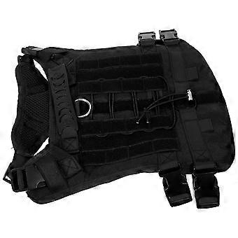 Household German Shepherd Harness Wear-resistant Dog Vest Convenient Tactical Harness-FCY