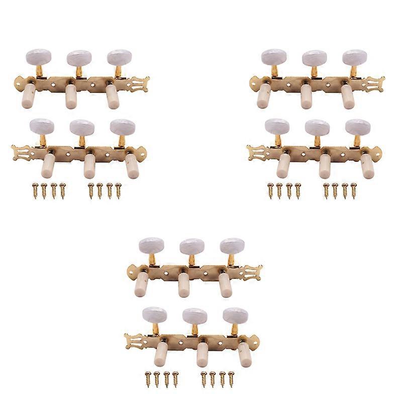 3 Set Of Classical Guitar Tuning Keys Pegs Machine Heads Tuner