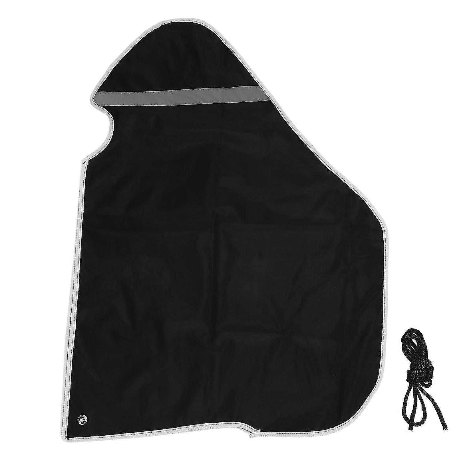 Waterproof PVC Caravan Towing Hitch Cover with Reflective Strip compatible with RV Trailer Protection from Rain and Dust