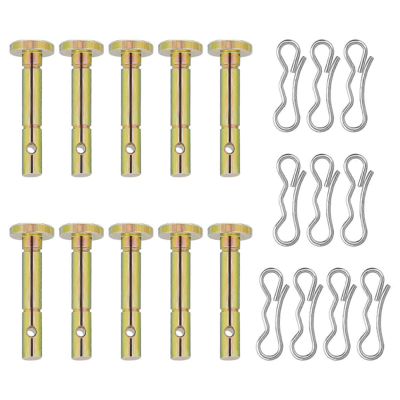 20pcs Shear and Cotter Pins Set Replacement Metal Cotter Pins and Shear Pins Compatible for 738-04124 and 714-04040