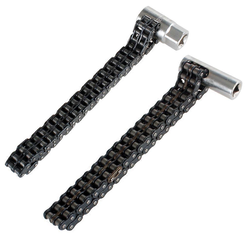 44 52-Section Allen Key Chain Type Oil Filter Wrench Double Chain Machine Hand Oil Filter Wrench