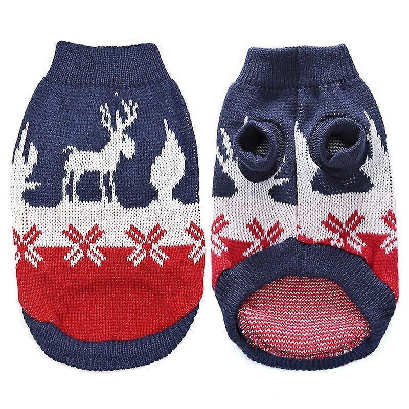 Christmas Pet Cat Sweater Winter Warm Clothes For Small Medium Dogs Cats Puppy Kitten Outfit Knitted Clothing Cat Costume Suit