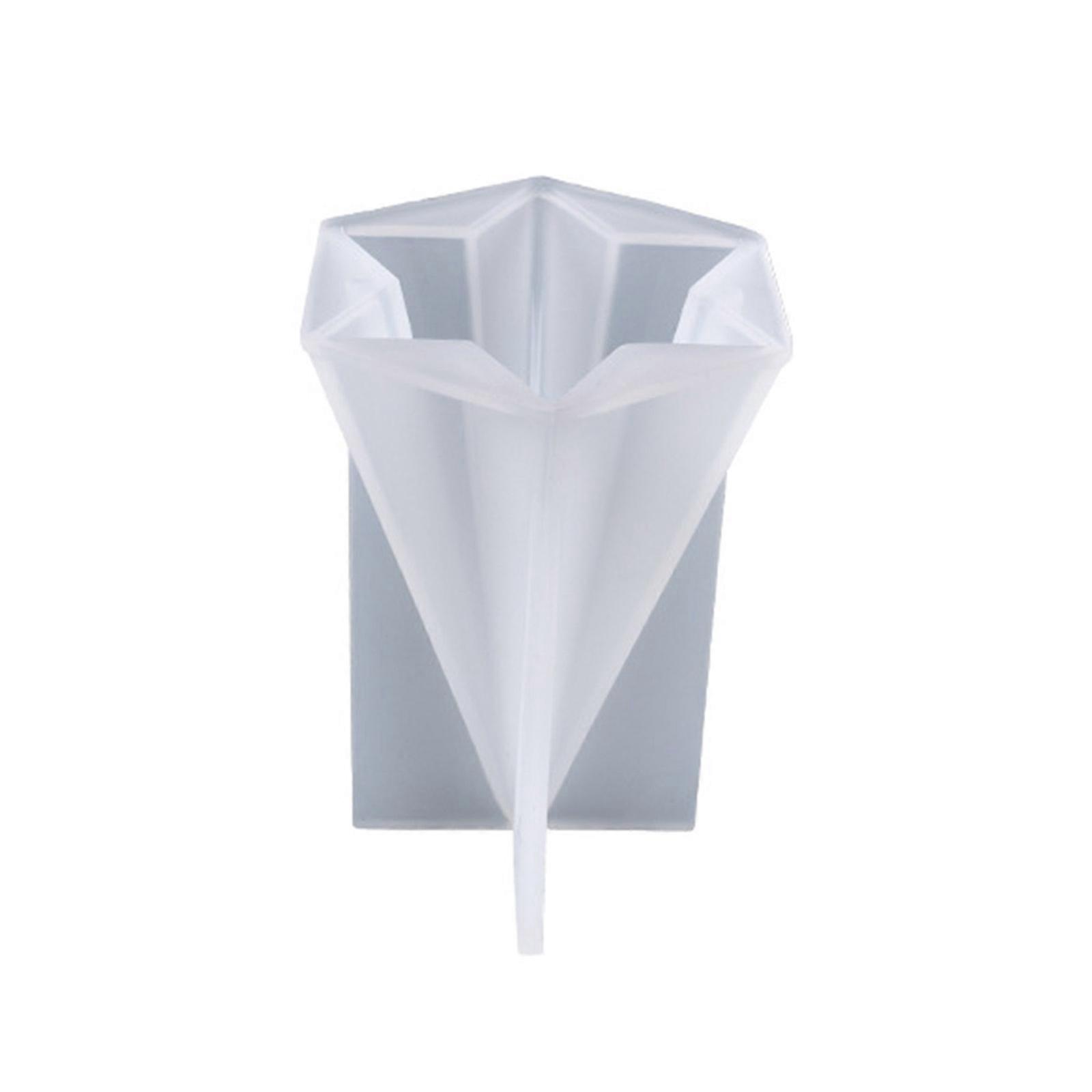 Pyramide Silicone Moule Bougies Résine Moules Cône Carré Moules Anneau Repos Époxy