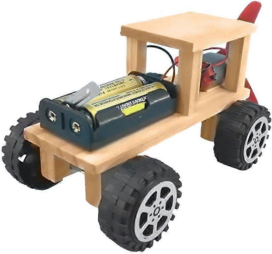 Wooden DIY electric wind physics science experiment toys children children physics learning science