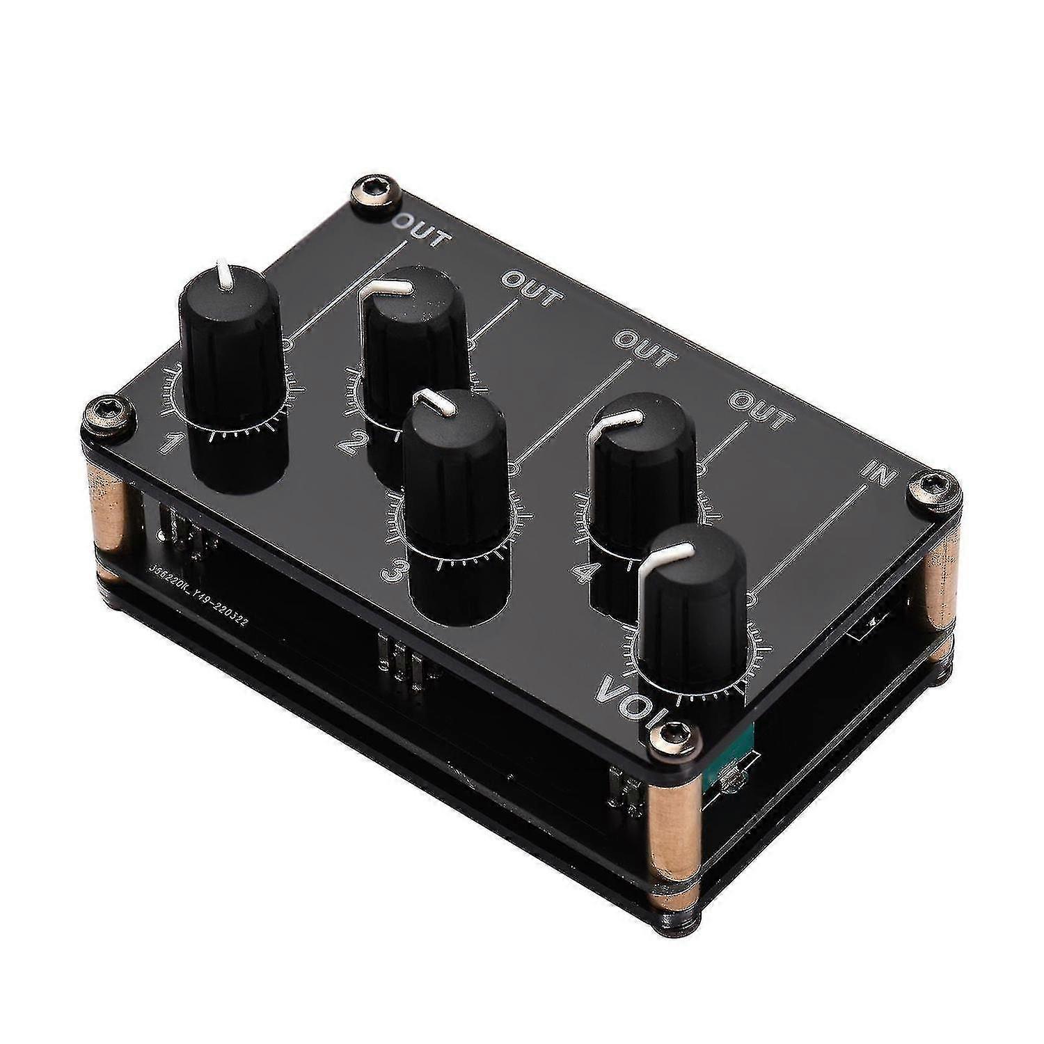 Modulo mixer passivo 1-in-4-out Mini mixer passivo stereo a 4 canali Mixer audio 1 ingresso audio a 4 O