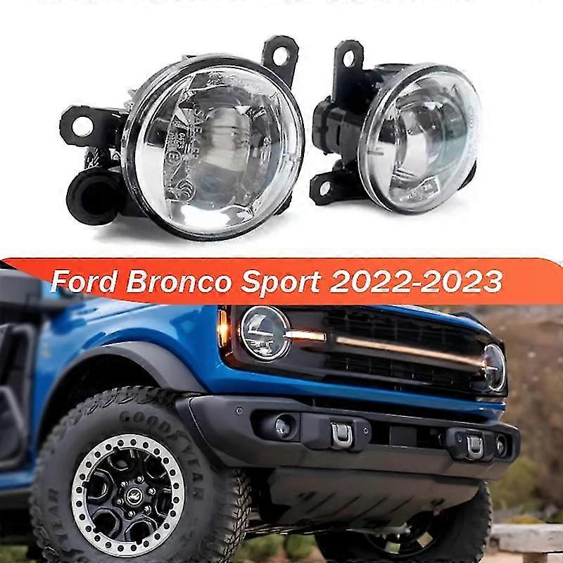 For Ford Bronco Sport 2022-2023 Car Front Bumper Fog Lights Turn Signal Light Daytime Running Light