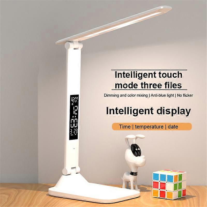 Intelligent folding LED table lamp, eye protection lamps, reading desk, student dormitory, learning, charging