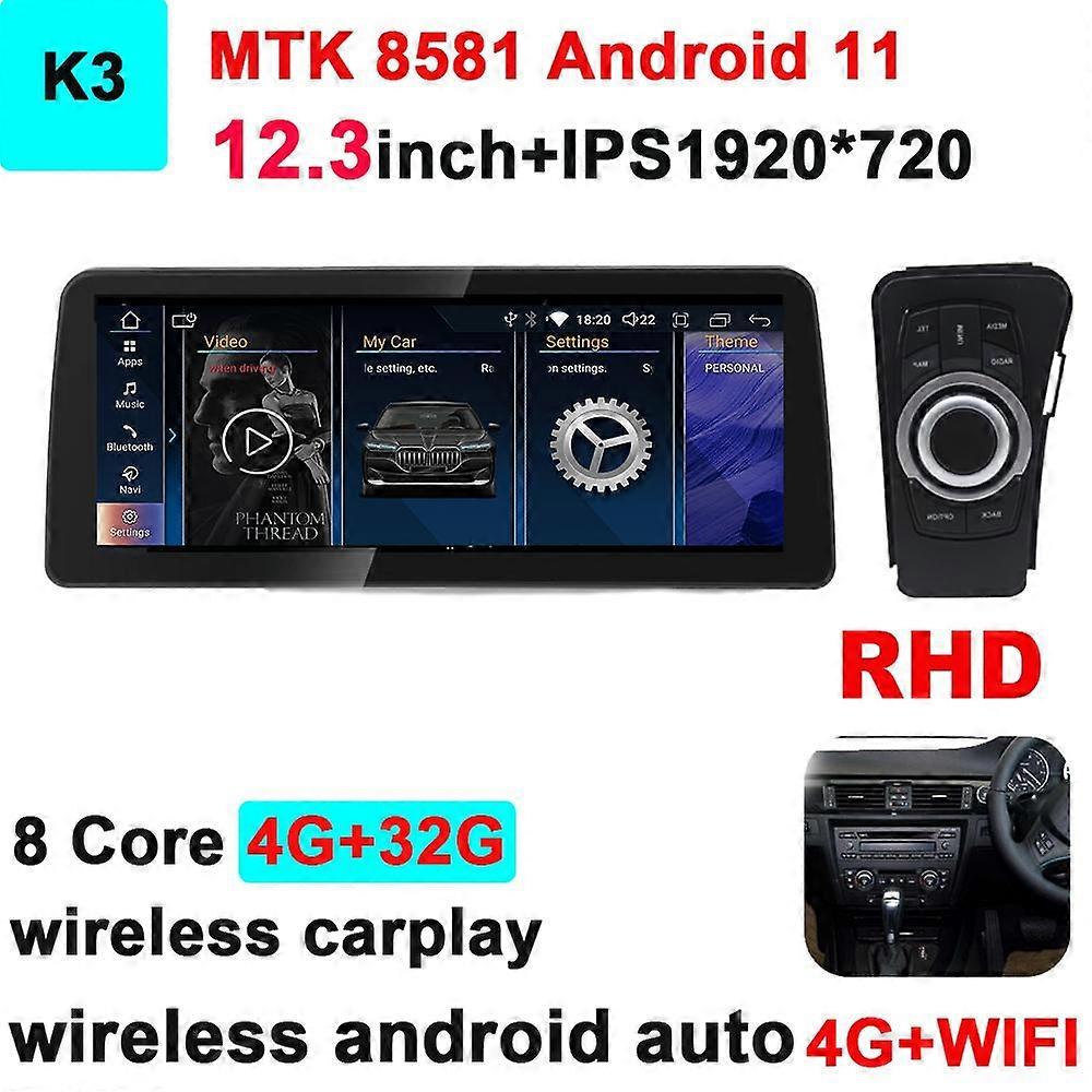 JingTian Car Carplay Android Auto Navigation Multimedia Radio Player for BMW 3 Series E90 E91 E92 E93 2005 2006 2007 2008-2012