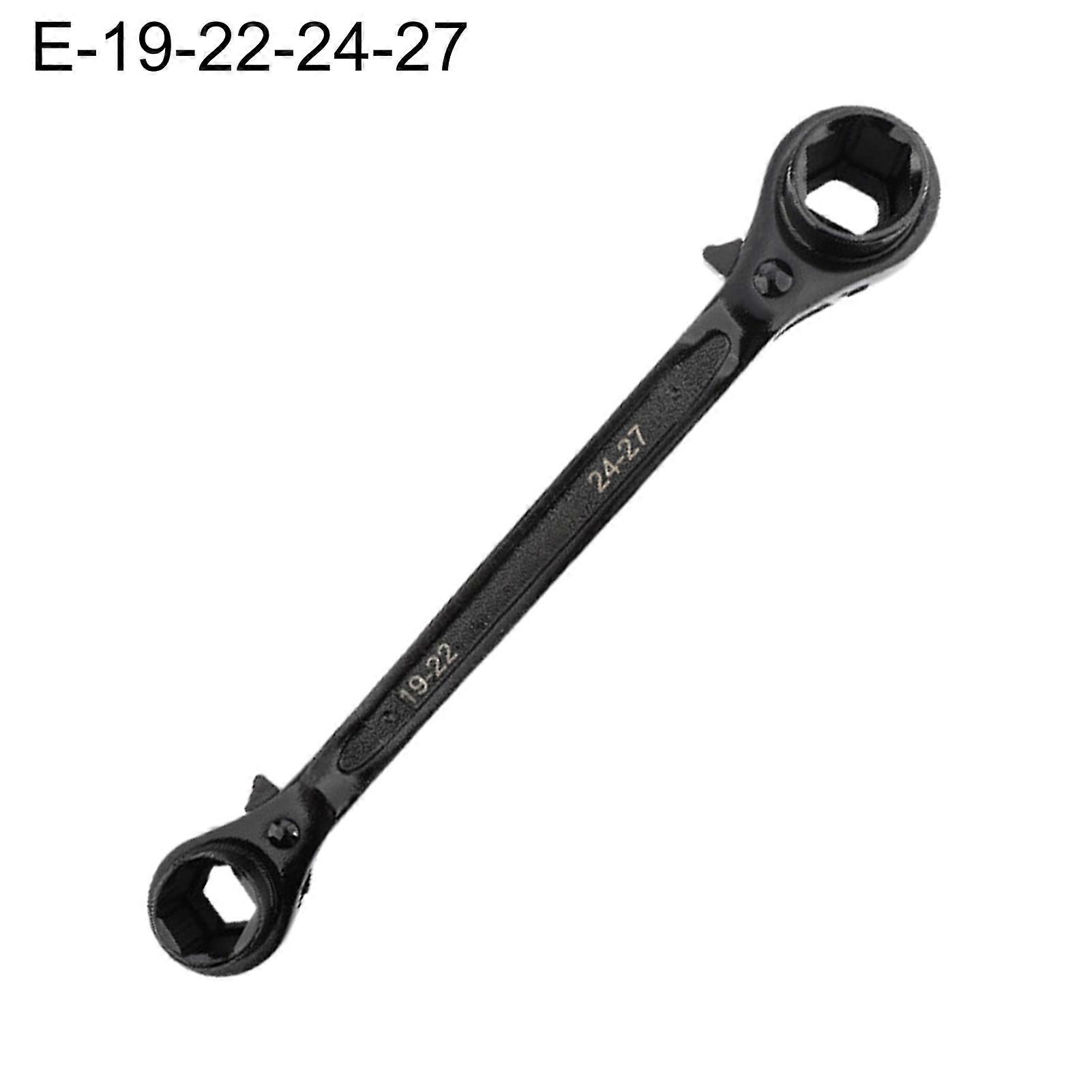 Multifunctional Double Head Wrench Bidirectional Not Easy to Rust Workshop Equipment Quick Ratchet Wrench for Home Mengxi