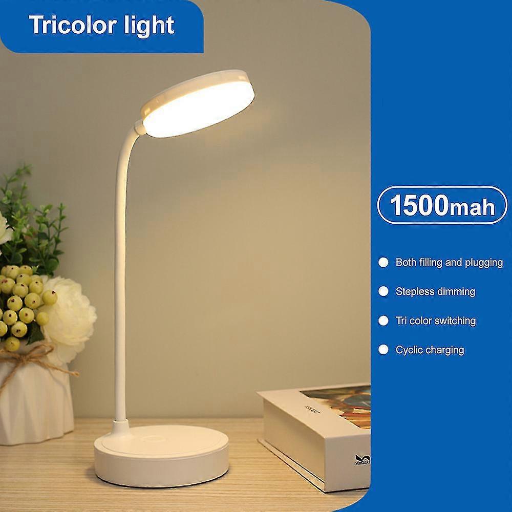 Portable Led Desk Lamp Usb Rechargeable Eye Protection Reading Lamp Wireless Bedroom Bedside Lamp Adjustable Night Light