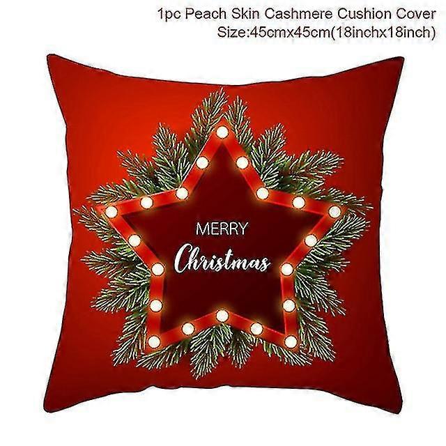 وسادة عيد الميلاد غطاء زينة عيد ميلاد سعيد للمنزل 2021 زينة عيد الميلاد Navidad Noel هدايا عيد الميلاد سنة جديدة سعيدة 2022