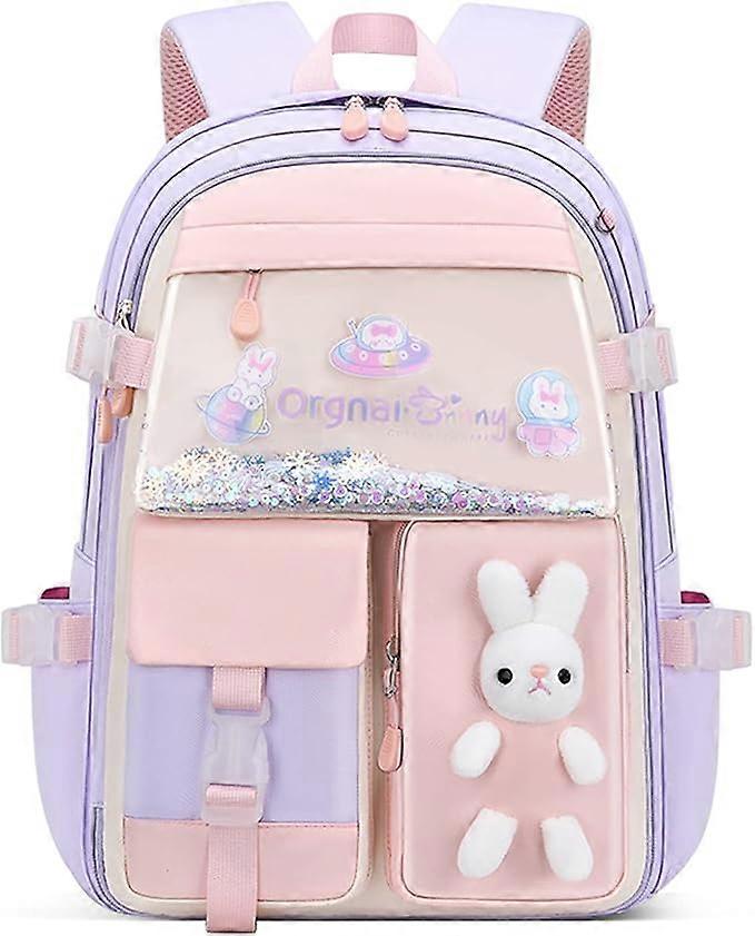 Mochila escolar kawaii de gran capacidad