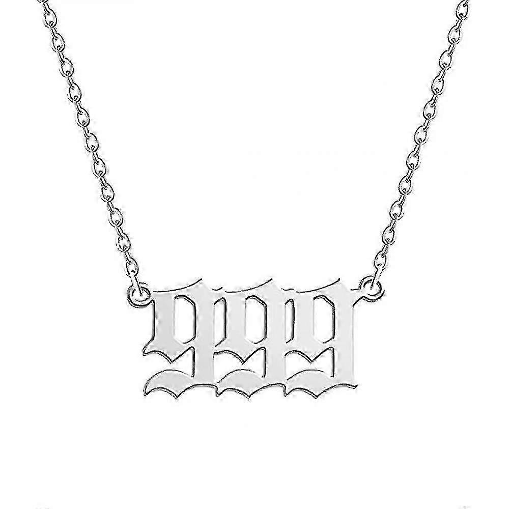 Angel Number Ketting Zilver/goud RVS Numerologie Sieraden-MXBC