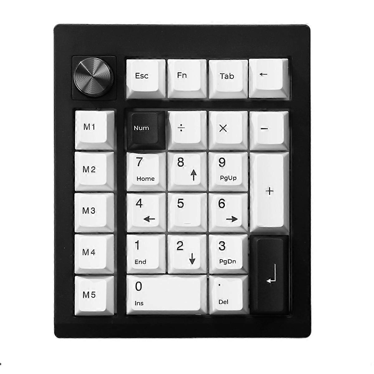 GMK26 Bluetooth Mechanical Keyboard 5.0/2.4ghz/Wired Hot Swappable Numpad Programmable for Win/ Support QMK/VIA Black