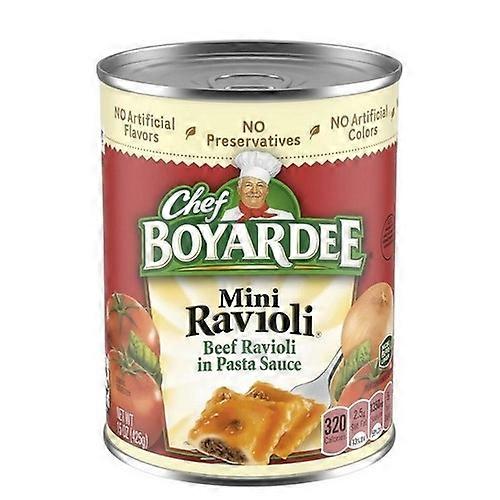 Chef Boyardee Mini Beef Ravioli In Tomato And Meat Sauce, 425 Grams (Case Of 24)